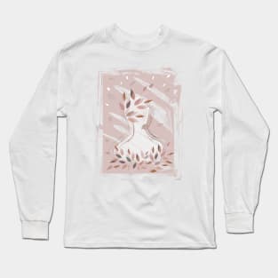 Bust with leaves Long Sleeve T-Shirt